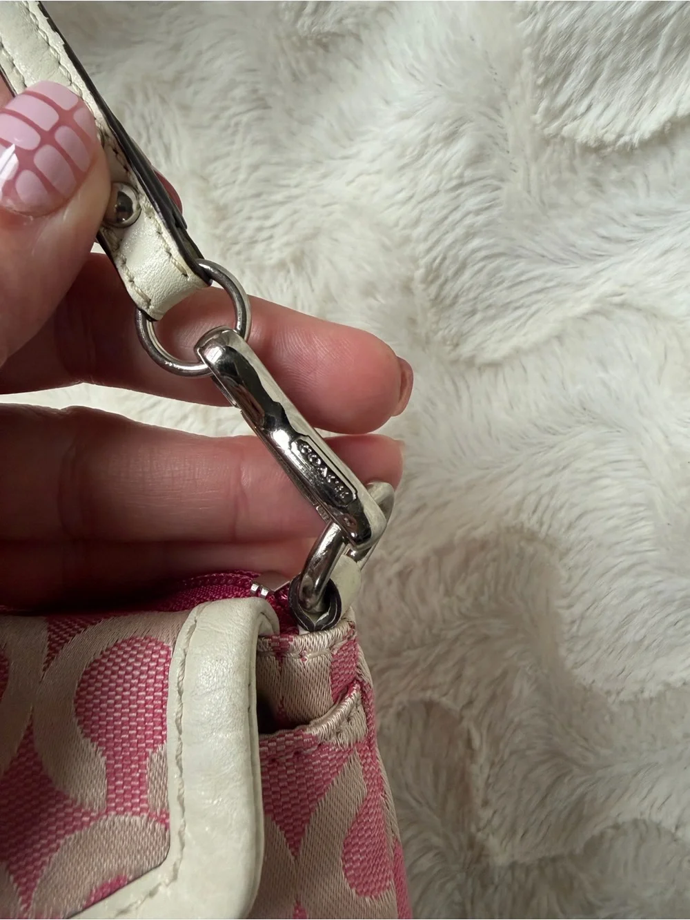Coach stylish pink